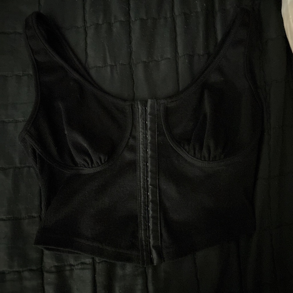 Women's Black Crop Top